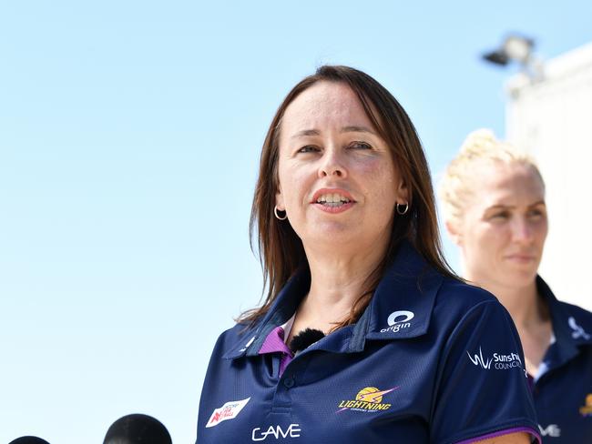 Outgoing Sunshine Coast Lightning CEO Danielle Smith is calling for in perpetuity licences to secure the future of Super Netball. Picture: Patrick Woods / Sunshine Coast Daily