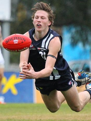 A lighter Witherden during his Geelong Falcons days. Pic: Brain Bartlett