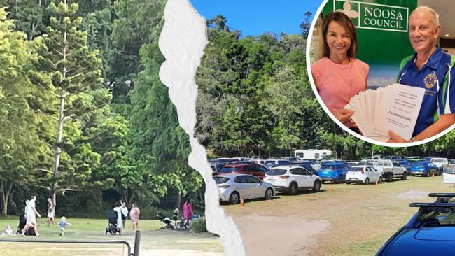 The Noosa Council will formally receive a petition regarding car parking in the heart of Noosa Heads at its meeting on April 20.