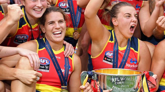 Crows skipper Chelsea Randall is in a desperate bid to play a part in Adelaide’s finals campaign. Picture: Tom Huntley