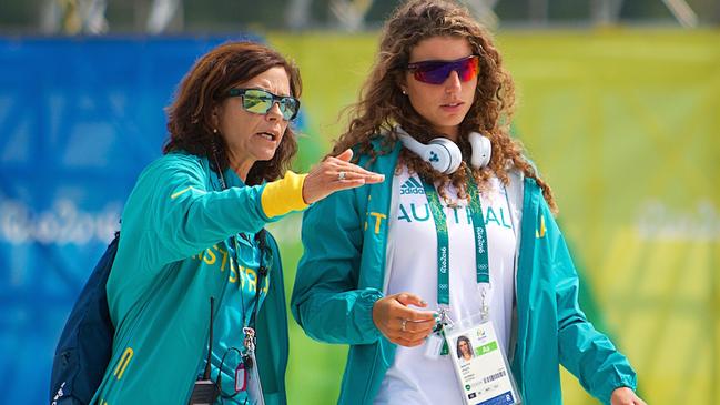 Jessica Fox (R) has eclipsed her Myriam Jersusalmi, to become the most successful female canoe slalom paddler of all time.