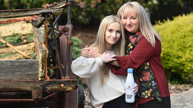 Annaliese Holland, who lives with AAG, and her mother Armanda. Picture: Keryn Stevens