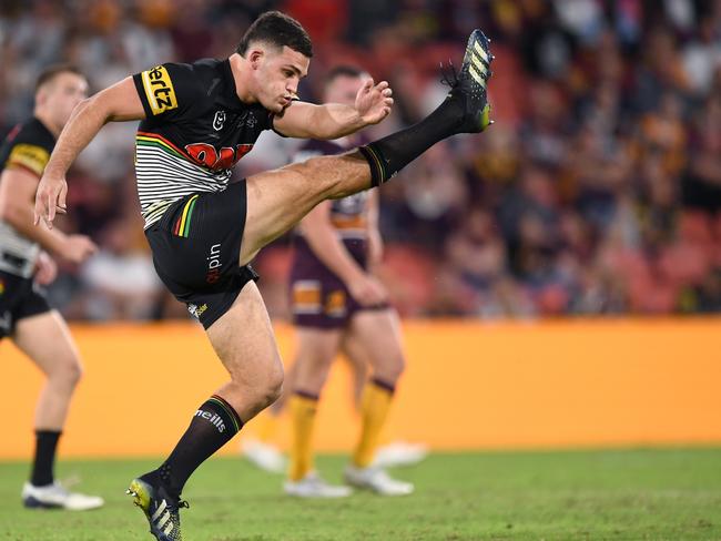 Nathan Cleary leads the Dally M leaderboard. Picture: Scott Davis / NRL Photos