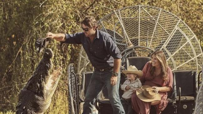 Wright shot to fame as the star of hit series Outback Wrangler, which showed him interacting with wild crocodiles in the Northern Territory with family, friends and colleagues.