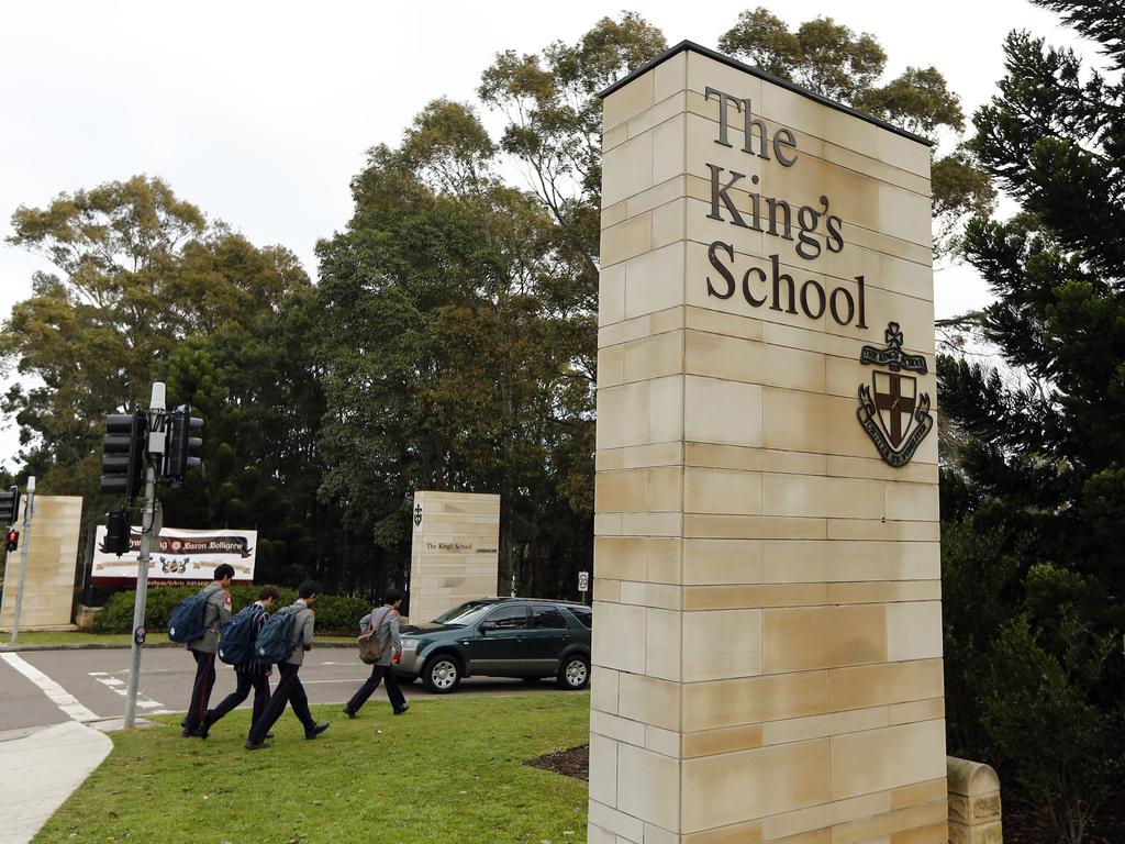 The entrance to The King's School at Parramatta.