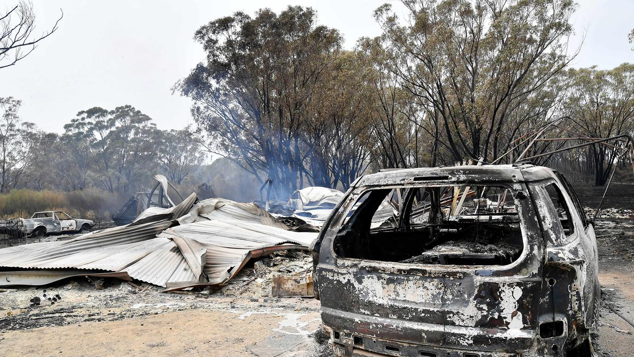 One of the homes lost in the fires at Dalveen. Picture: NCA NewsWIRE / John Gass