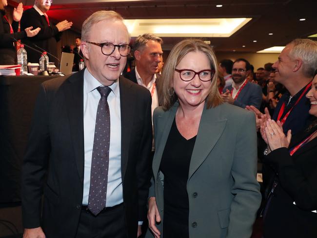 Prime Minister Anthony Albanese and Victorian Premier Jacinta Allan. Picture: David Crosling