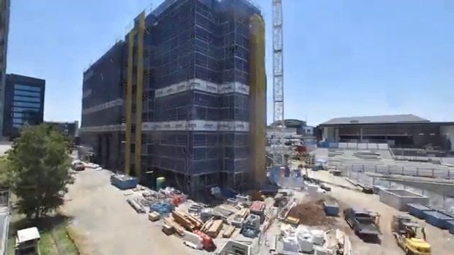 Timelapse of Fortitude Valley State Secondary College construction