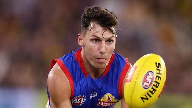 Bulldog Anthony Scott has entered the AFL’s health and safety protocols and is out of Sunday’s clash with Essendon. Picture: Michael Klein