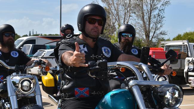 Riders leave Bunnings North Mackay for the Mackay Black Dog Ride 2022, Sunday, March 20, 2022. Picture: Tara Miko