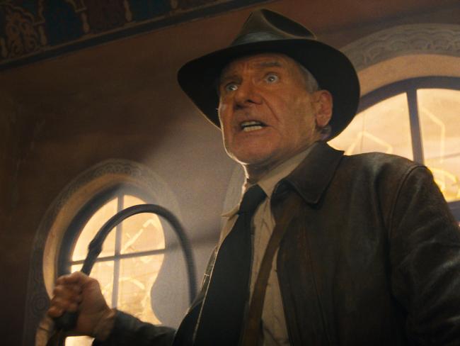 Indiana Jones (Harrison Ford) in Lucasfilm's IJ5. ©2022 Lucasfilm Ltd. & TM. All Rights Reserved.