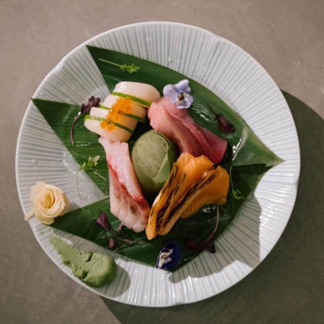 The sashimi platter at Umaii.
