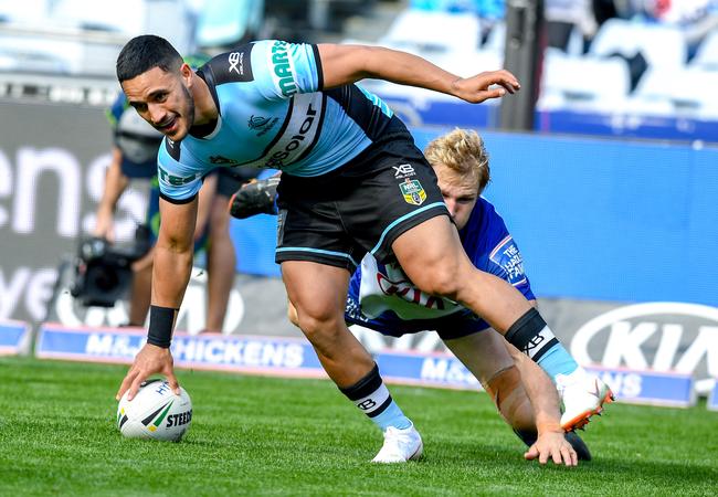 Valentine Holmes was at his try scoring best since round 10.