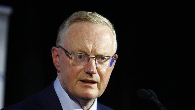 BRISBANE, AUSTRALIA - NewsWire Photos JULY 12, 2023: The Governor of the Reserve Bank of Australia Philip Lowe speaks during the Economic Society of Australia lunch held in Brisbane. Picture: NCA NewsWire/Tertius Pickard