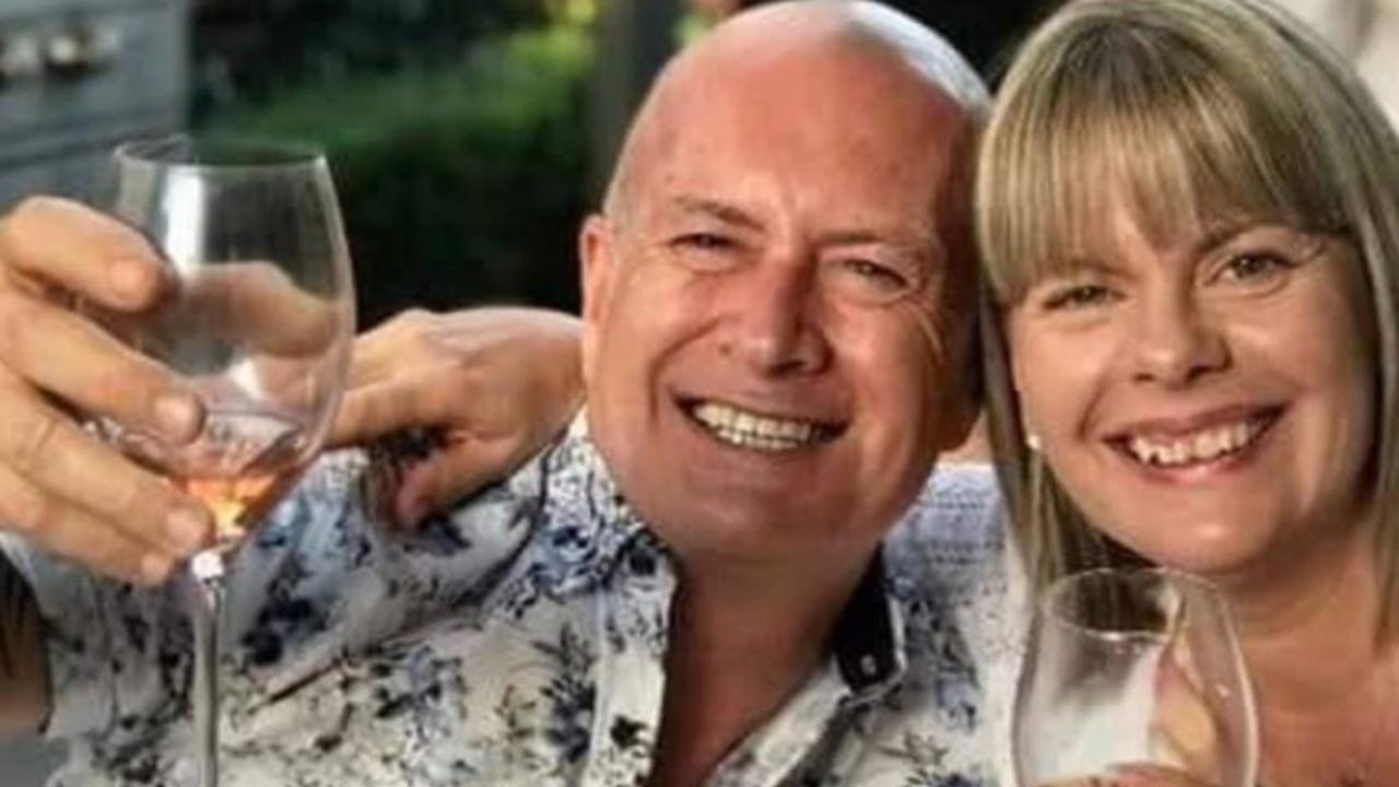 Martin Donato, who was killed in a crash at Eagle Farm, with his partner Tracy Marshall. Picture: Facebook