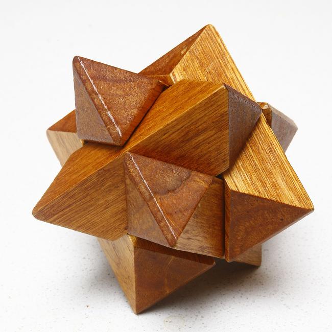 Wood puzzle. Picture: John Appleyard