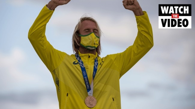 Owen Wright claims Aussie's first ever Olympic medal in surfing