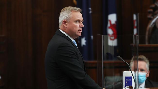 Deputy Premier Jeremy Rockliff. Parliament question time. Picture: Nikki Davis-Jones