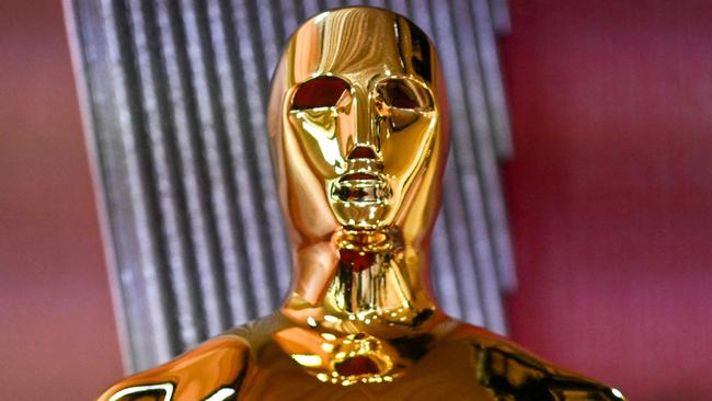 An Oscar statue is pictured at the red carpet of the 97th Annual Academy Awards at the Dolby Theatre in Hollywood, California on February 28, 2025. (Photo by ANGELA WEISS / AFP)