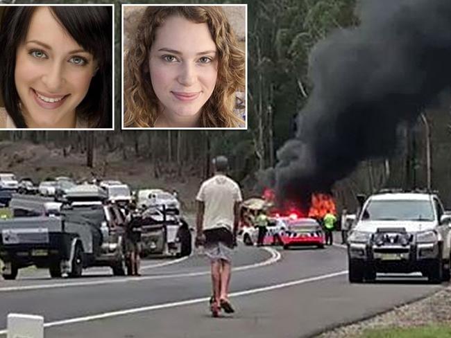 Jessica Falkholt remains critical after the crash which killed her parents and her sister Annabelle. Picture: Seven News Sydney