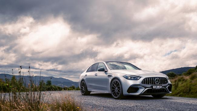 Each version of the C63, over the years, has gotten bigger, louder and scarier. Picture: Thomas Wielecki