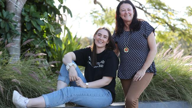 Scarlett Kent (left) has nominated her friend Kerri Maracic for Thanks A Million. Picture: Tara Croser