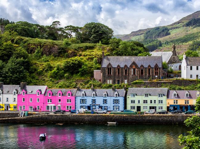 Portree on Isle of Skye, Scotland Photo: Getty Images Fee applies, single use, must credit