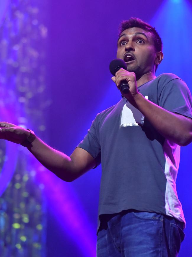 Nazeem Hussain at the 2016 Melbourne Comedy Festival. Picture: Jim Lee