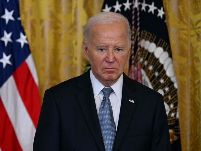 Joe Biden on July 21, 2024 dropped out of the US presidential election and endorsed Vice President Kamala Harris as the Democratic Party's new nominee. Picture: Jim Watson/AFP