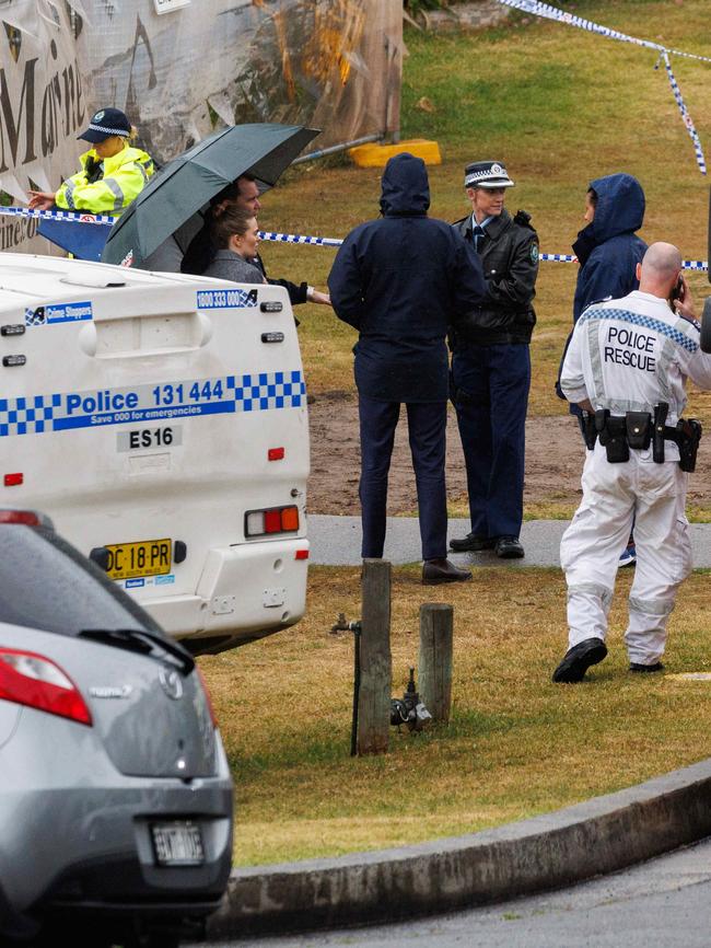 Police located a body which was later confirmed to be that of Paul Thijssen at Diamond Bay Vaucluse. Picture: David Swift.