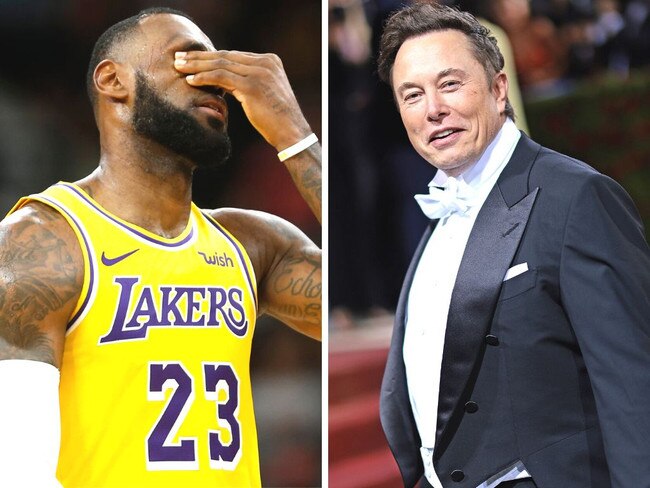 Elon Musk has been blamed for a series of fake tweets causing chaos in American sports. Pic: Getty