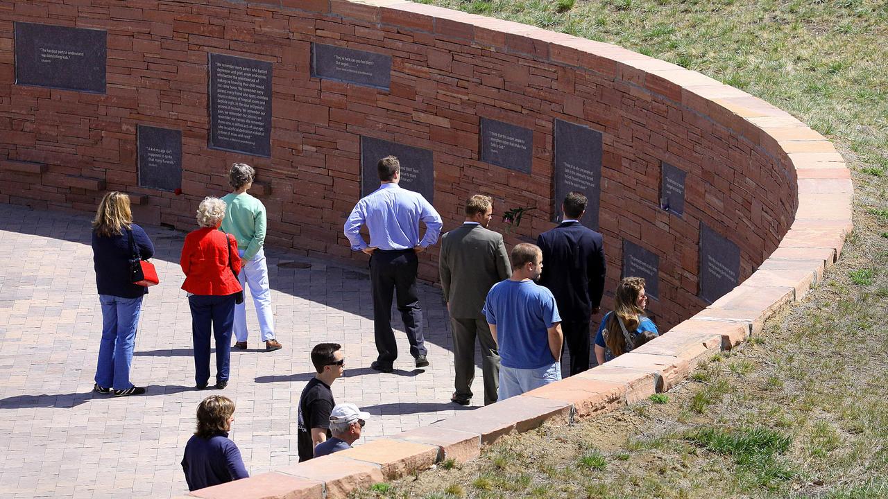 The Columbine memorial opened in 2007. Picture: Marc Piscotty / Getty / AFP