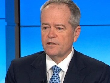 Bill Shorten and Dan Tehan clash on NIne.