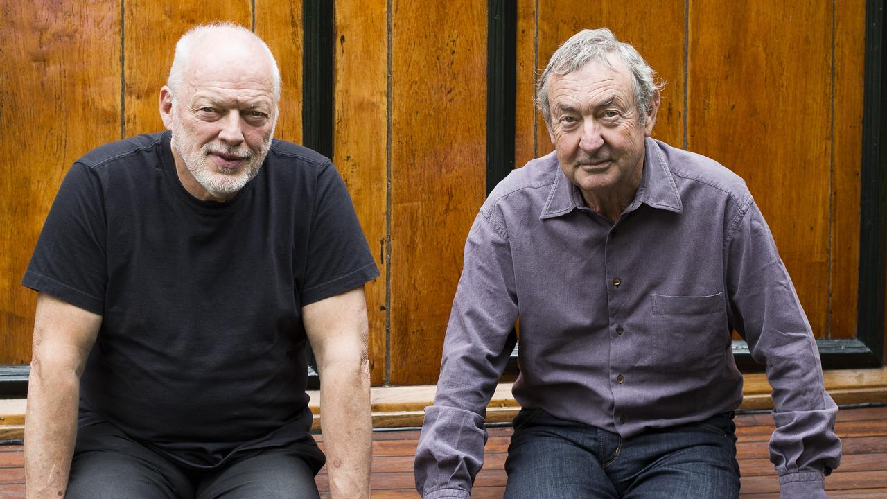 Nick Mason and David Gilmour