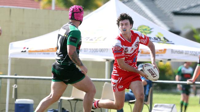 RLGC Round 3 match from Robert Dalley Park. Under 20's Helensvale Hornets vs. Currumbin Eagles. Harry Btyant. 23 May 2021 Helensvale Picture by Richard Gosling