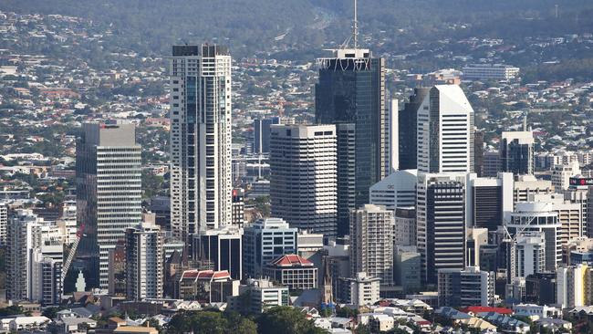 Aerial images of Brisbane’s CBD.