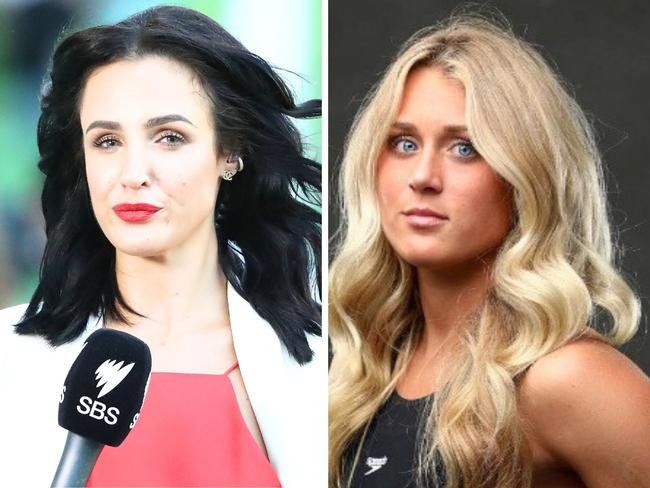 Lucy Zelic and Riley Gaines have spoken out. Photo: instagram, Scott Barbour and Instagram.