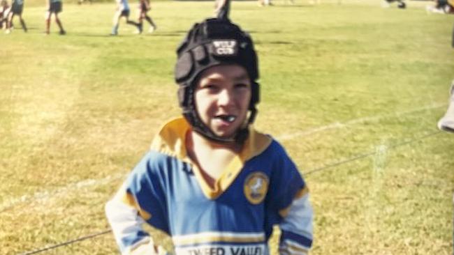 Reece Robson as a junior for the Murwillumbah Colts. Picture: Supplied