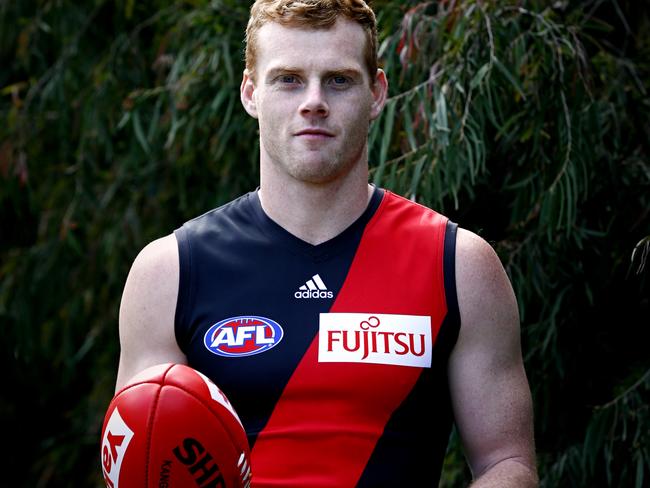 AFL TRADING DAY Adam Cooney in new Bombers jumper Picture:Wayne Ludbey