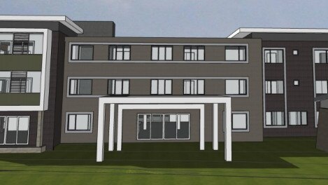 An artist’s impression of the state-of-the-art aged care facility for Oran Park.