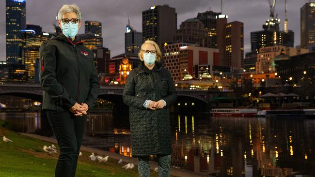 Governor of Victoria, Linda Dessau AC, Melbourne Lord Mayor Sally Capp. Picture: Mark Stewart.