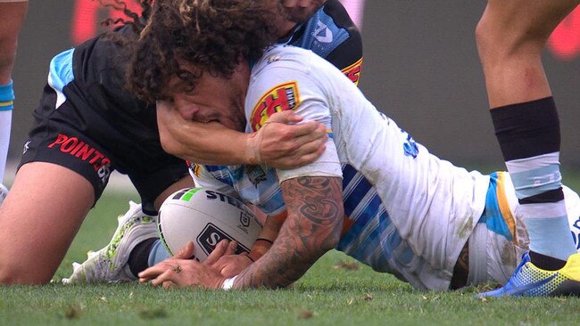 Kevin Proctor says he didn’t bite Shaun Johnson.