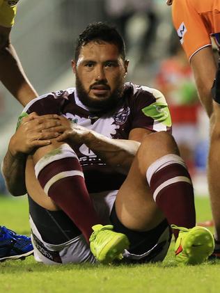 Feleti Mateo is the latest Sea Eagles player to be struck down by injury