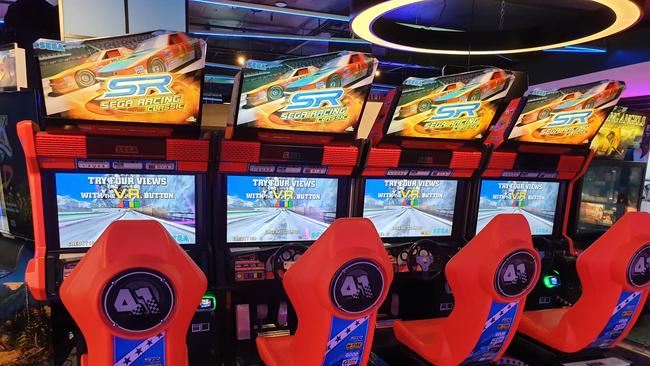 Sega Racing is among the many games on offer. PICTURES: Andrew Meadowcroft