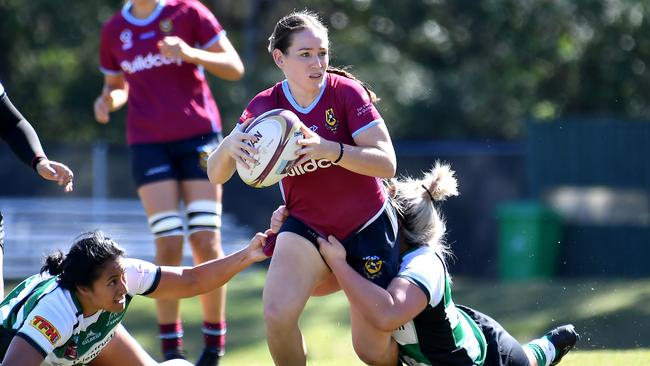 Women's club rugby union between Sunnybank and University Saturday May 6, 2023. Picture, John Gass