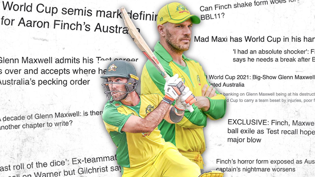 Glenn Maxwell and Aaron Finch face their moments of truth.