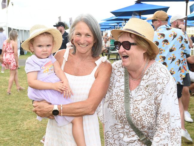 Yarra Valley Cup 2024. Alek Harris, Kate Harris and Carmeal O’Sullivan. Picture: David Smith