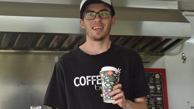 Joshua Poole, 22, owner of Coffee By Josh. Picture: Jessica Baker