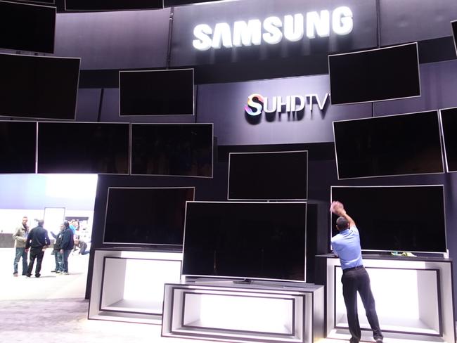 New brightness ... the Samsung SUHD TV range.