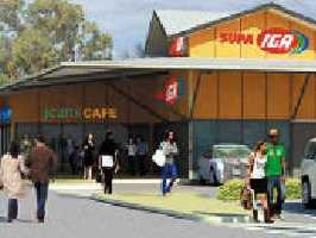 Da approved: An artist’s drawing of the new Supa IGA supermarket approved yesterday for Wollongbar.